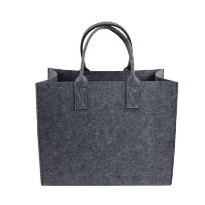 China Good Quality Eco-friendly Material Eco-friendly Custom Tote Bag Felt Large Capacity Shopping Bag for sale