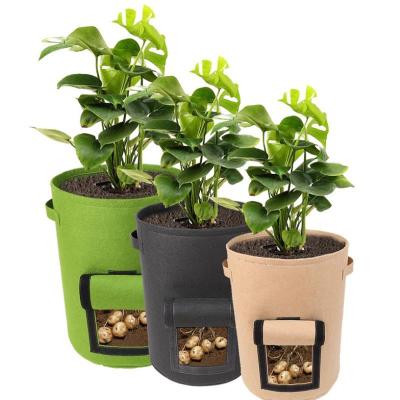 China Sustainable High Performance Felt To Grow Eco - Friendly Planting Bag Fashion Bag for sale