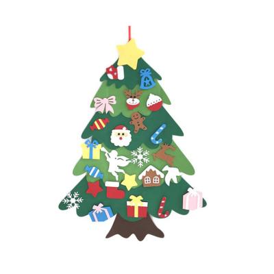 China Festival Home Decoration Hot Sales Children Toys Christmas Felt Tree For Christmas Decoration for sale