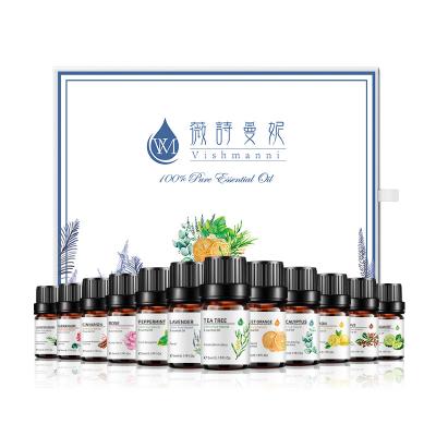 China Multifunctional 12pcs Natural Essential Oil Set , Tee Tree Essential Oils for sale