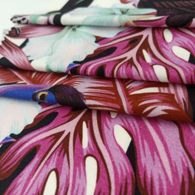 China 2021 Wholesales Printed Lycra Moisture-wicking Bamboo Knitting Fabric For Clothing for sale