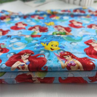 China Custom Stretch Factory Fabric Digital Printing French Terry Fabric for sale