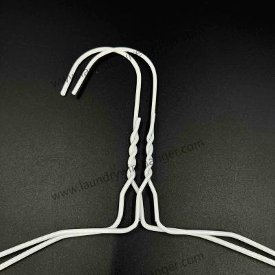 China 18inch Notched Dry Cleaner Hanger For Laundromat zu verkaufen