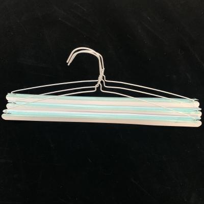 China White Short Coat Hangers , Diameter 2.5mm Laundry Shop / Hotel Clothes Hangers for sale