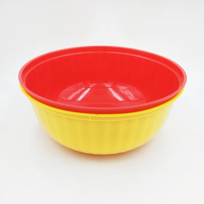 China Large Disposable Plastic Salad Candy Food Custom Fruit Bowl for sale