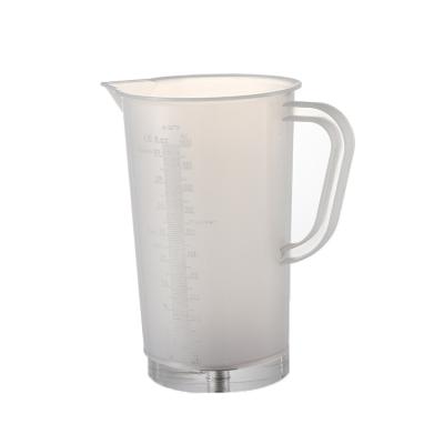 China 1000ML Sustainable Factory Directly Graduated Plastic Clear Plastic Measuring Cup Jug With Handle for sale