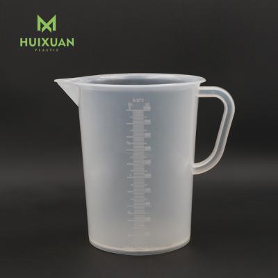 China Custom Logo Viable 500ml, 750ml, 1L, 2L Plastic Measuring Cup for sale