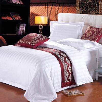 China OEM Factory Cotton Fabric 60S 330TC 100% Hotel 3cm Bedding Set Nondisposable for sale