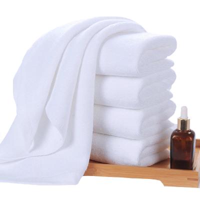 China Exceptional Absorbency Wholesale High Quality White 100% Cotton Hotel Terry Bath Towel Towels Factory for sale