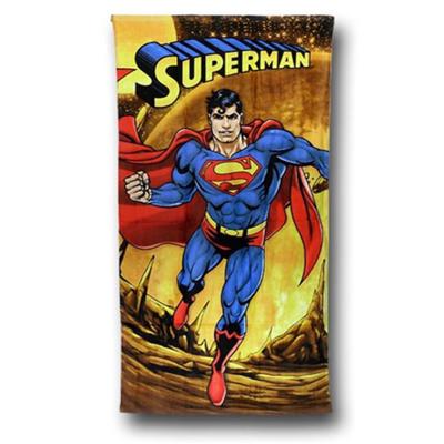 China JR321 QUICK DRY 100% Cotton Light Color Superheroes Printing Oversized Beach Towels Kids Beach Towels for sale