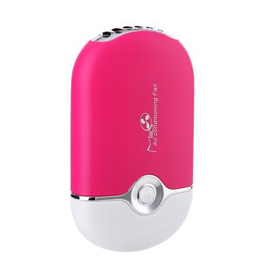 China 2022 ABS Bladeless Low Noise Mini Mute Mini Ventilador USB Rechargeable Handheld Wireless Portable Air Cooling Fan for sale