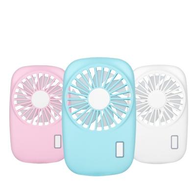 China 2022 New Designed Low Noise Mini Square ABS+PP Mute Handy Camera Creative USB Rechargeable Low Noise Desktop Handheld Portable Fan for sale