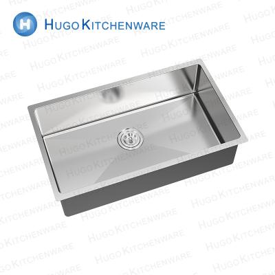 China Without Faucet Factory Favorable Price Faucet Holes 304 Sus Stainless Steel Chinese Cheap Kitchen Sink for sale