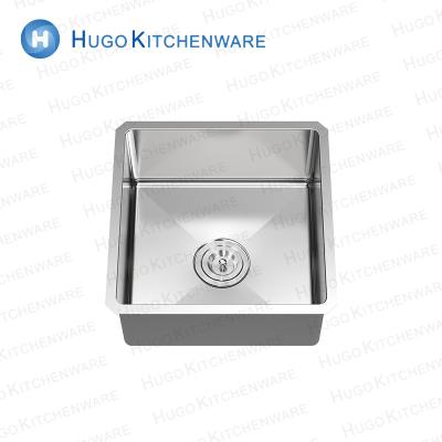 China Without Faucet New Design Undermount Corner Laundry Stainless Steel Single Bowl Kitchen Sink for sale