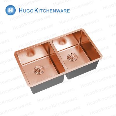 China Without Faucet High Quality Customized Gold Selling Gold Style Custom Color Sink Kitchen Equipment 304 Choice Accessories Set OEM for sale