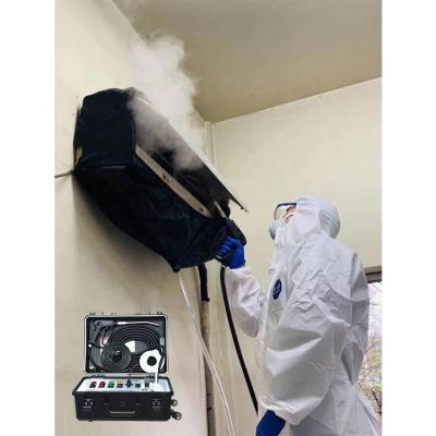 China Portable Electric Car DRY/WET Steam Cleaner Commercial Home Business Cleaning Easy Operate Conditioner Parts Steam/Air Machine for sale