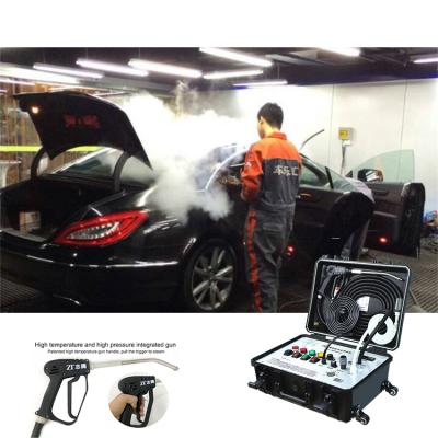 China Electric Heavy Duty Indoor Motor 8Bar Auto Detailing Mobile Steam Car Wash Machine 508*374*225MM for sale