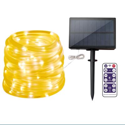 China Outdoor Solar Powered Solar Powered LED Strip Light Garden Solar Christmas Lights Outdoor Solar Powered Strip for sale