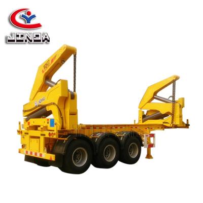 China China factory JINDA 20/40FT container side lifter trailer container side loader 20ft container side loader truck trailer China factory JINDA 20/40FT for sale for sale