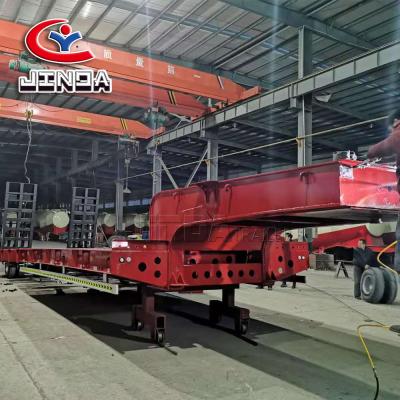 China Truck trailer China supply good quality 3 lines 6 axles gooseneck detachable lowbed drop deck semi truck traile for sale