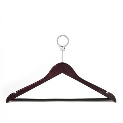 China 2022 Hotel Wooden Cloth Hangers Security Anti-theft Wooden Anti-theft Hanger Anti-theft Hangers for sale