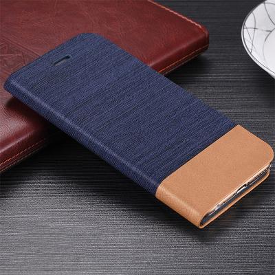 China High Quality Anti-fall 360 Phone Case Full Covered Denim Leather Business Phone Case For Samsung Galaxy A71 for sale