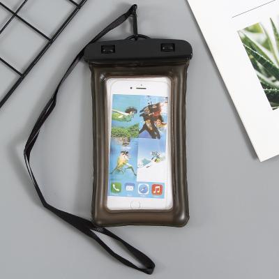 China Anti-falling low cost outdoor mobile phone clear waterproof pocket PVC mobile phone case swimming dry bag for sale