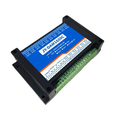 China Industrial serial control switch Juying DAM1600C Modbus communication module 16 channel output relay control data acquisition dual for sale