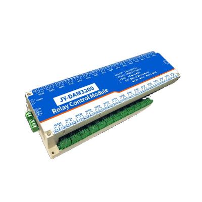 China DAM-3200 version RS232/isolated RS485/network communication Modbus protocol relay control DAM3200 32 channel relay driver module control for sale