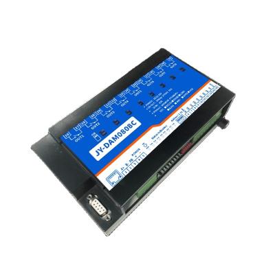 China Current Control 8 Channel 50A Relay Control Switch Alarm Collection RS232/isolated RS485 0808C Data Acquisition Module for sale