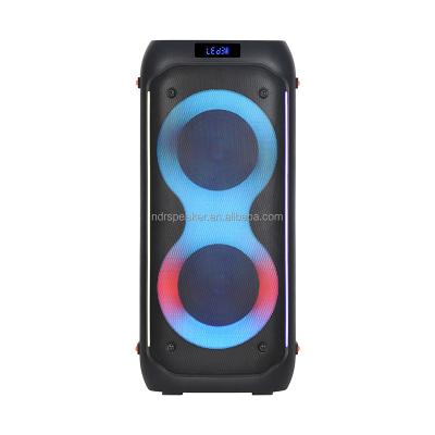 China 6.5 Inch Woofer Blue LED Flashing Light OEM Dual - Wireless Outdoor Ooth J-JBL Partybox Soundbox with AUX Music. Display Tf Card FM Radio Hifi for sale