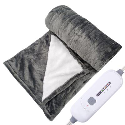 China Custom Hotel 100-120V Voltage 50x60 Inch Electric Blanket For Winter Bed Warmer Cozy Flannel for sale