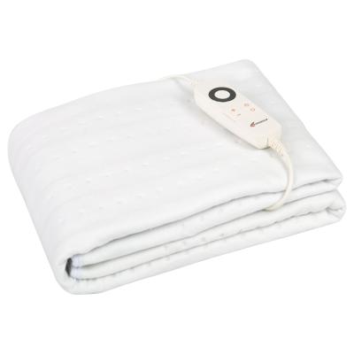 China Best Selling Therapy Products OEM Logo Printed Electric Underblanket Single Size Electric Thermal Under Blanket for sale