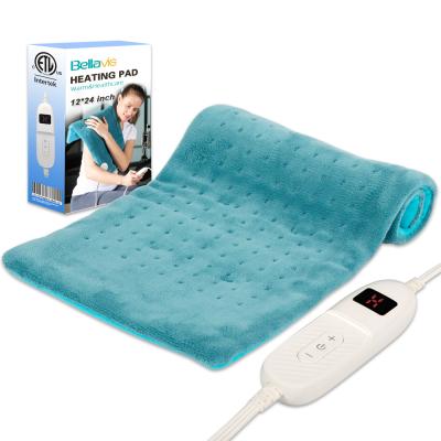 China ETL Controller Detachable Therapy Back Pain Relief Warm Heating Pad Washable Due For Back Pain Relief for sale