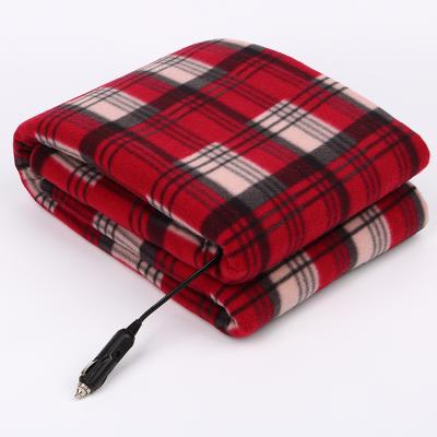 China Electric Car Outdoor Blanket Fleece 12V 24V Therapy Travel Use USB Blanket For Car for sale