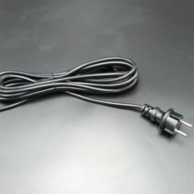 China Industrial High Quality European 2 Pin Prong Plug VDE Certification 3 Core Waterproof AC Power Cord ZK03-F 16A250V~ for sale