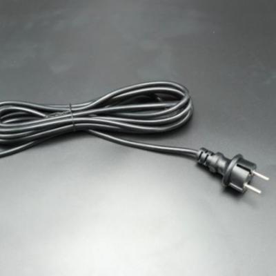 China Industrial High Quality European 2 Pin Prong Plug VDE Certification 3 Core Waterproof AC Power Cord ZK03-F 16A250V~ for sale