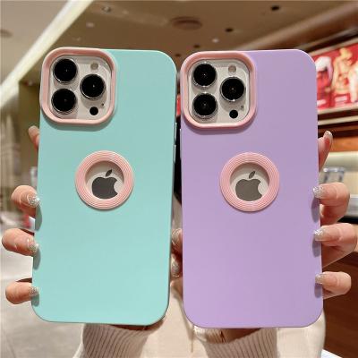 China Femail/Male Shockproof Silicone Phone Bumper Case For iPhone 13 12 11 Pro XR Max XS X Max 7 8 Plus 11 Pro Back Cover Soft 13 12 Candy Color for sale