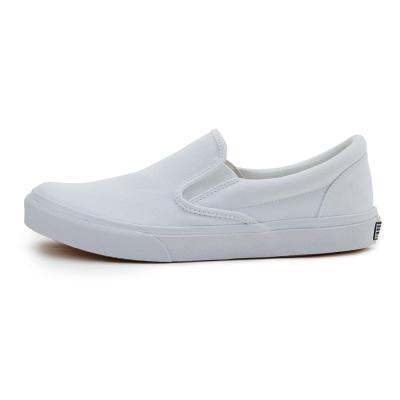 China Brand New Pattern Casual White Men Slip On Canvas Shoes Anti-slippery for sale