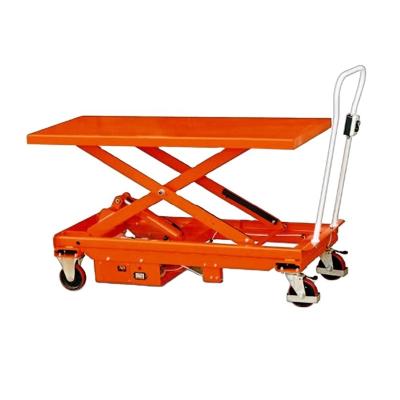 China Building Material Stores Electric Hydraulic Large Size Scissor Lift Table for sale