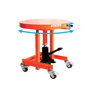 China Building Material Shops Revolving Lift Table For Garden for sale