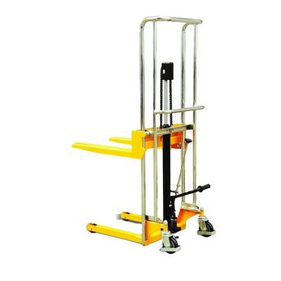 China Building Material Stores Foot Pedal Hand Fork Hydraulic Lifting Stacker for sale