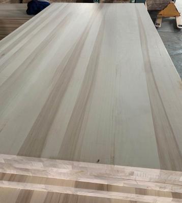 China Modern Bleached Solid Poplar Timber Poplar Wood Panel for sale