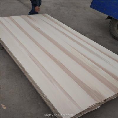 China Contemporary Natural Qingfa Poplar Lumber Price Bleached Poplar Panel For Sale for sale