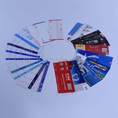 China paper & Custom state concert ticket printing service high quality flight ticket paperboard travel ticket computer printing service for sale