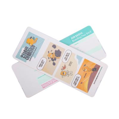 China Waterproof Professional Thermal Boarding Pass Label Maker Custom Printing Ticket for sale