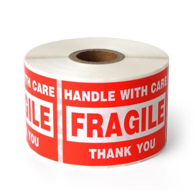 China Custom Printing Self-adhesive Scratch-off Fragile Label Private Colorful Sticker Label for sale