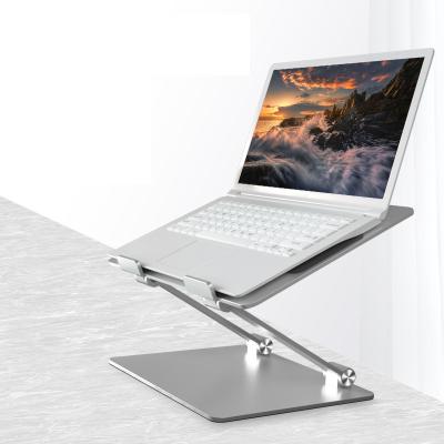 China collapsible & Height Adjustable Aluminum Computer Stand for Desktop Laptop Adjustable Riser with Heat-ducted Multi-Angle Stand Holder for MacBook All Laptops for sale