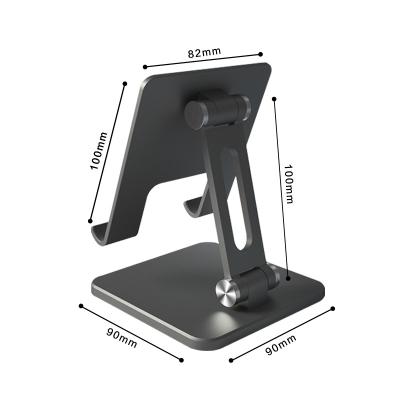 China CNC Processed | Foldable | Solid | 2021 Sturdy Adjustable Desktop Phone Holder Stand Universal Tablet Metal for sale