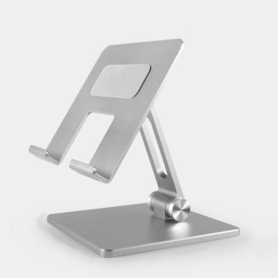 China CNC Processed | Foldable | Solid | Sturdy Hot on Amazon 360 Rotation Aluminum Adjustable Folding Metal Tablet Stand Holder for sale